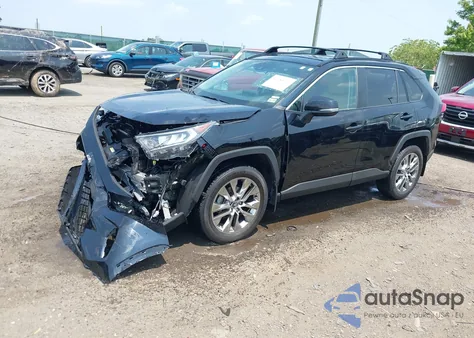 2020 Toyota Rav4 Xle Premium из США, поврежденный, VIN 2T3A1RFV7LW086948